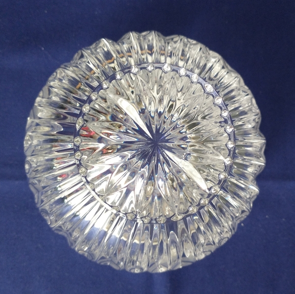 CRYSTAL GERMAN ROSES Candy BOWL - Picture 11 of 12